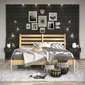 Ecoflex Furniture Mid-Century Slat Bed, Scandinavian Oak - King Size MD1610